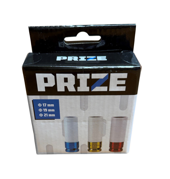 Slagtoppe 17/19/21 mm 3-pk. - PRIZE